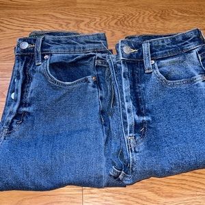 Wild Fable button fly hugest rise straight jeans bundle